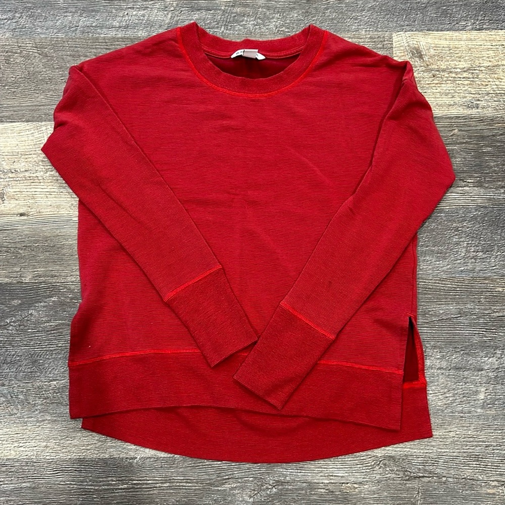 Athleta Sweatshirt. Small Red.